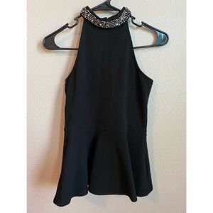 A-Line Beaded Turtleneck Tank - Business Casual